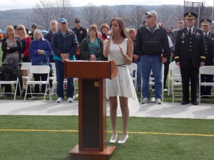 Jenna Rose Performing at USMA at West Point for the Special Olympics